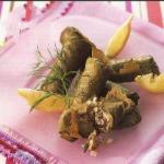 American Dolmades with Walnuts Appetizer