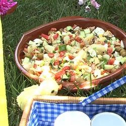 Spanish Colorful Spanish Salad ensa Lada Campestre Appetizer