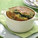 Canadian Goat Cheese Souffle with Ratatouille Appetizer