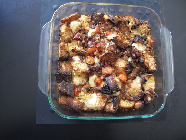 American Brie and Egg Strata Dinner