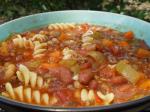 American Olive Garden Pasta E Fagioli Soup in a Crock Pot copycat Dinner