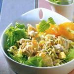 American Chicken Salad with Pineapple and Curried Dressing 2 Appetizer