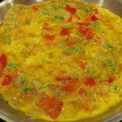 Australian Frittata with Peppers and the Small Peas Appetizer