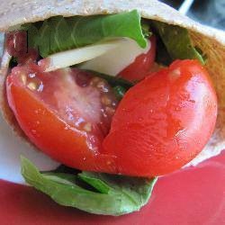 Australian Wrap  Tortilla with Vegetables Appetizer