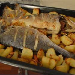 Portuguese Gold Roasted with Potatoes portuguese Revenue Dinner