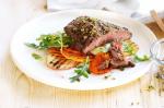 American Chilli Steaks With Chargrilled Potato Salad Recipe Drink