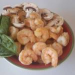 Australian Pasta with Prawns and Mushrooms Appetizer