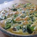 American Cake of Broccoli and Minced Meat Appetizer