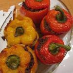 American Red Peppers Stuffed Very Simple Appetizer