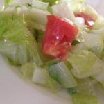 American Roman Salad with Tomato Appetizer