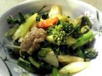 Japanese Homestyle Green Vege Plus Pork Chops recipe