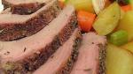 British Herb Roasted Pork Loin and Potatoes Recipe Appetizer