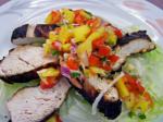 American Grilled Limecilantro Chicken With Mango Salsa Dinner