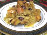 American Mango Coconut Bread Pudding With Rum Sauce Appetizer