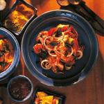 Bhutan Stirfried Spicy Shrimp Dinner