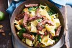 American Lamb and Spinach Pasta Recipe Appetizer