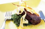 American Peppered Beef With Creamy Silver Beet Recipe Appetizer