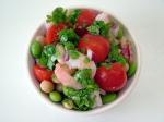 American Edamame and Bean Salad With Shrimp and Fresh Salsa Dinner