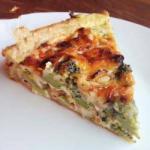 Savory Tart with Broccoli and Brie recipe
