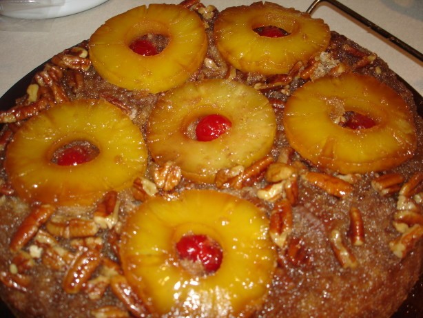 American Spiced Pineapple Upside Down Cake Dessert