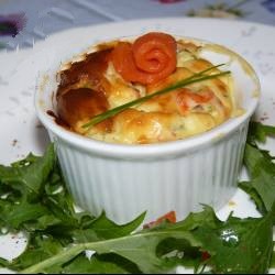 Canadian Flan with Smoked Salmon 1 Appetizer