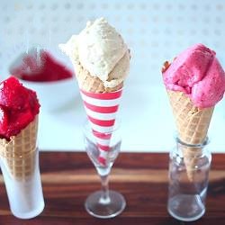 Canadian Fruit Sorbet Without Sugar Dessert