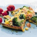 Omelet with Salmon and Broccoli recipe