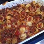 Canadian Orecchiette with Meat Sauce Baked Appetizer
