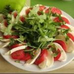 Italian Mozzarella Salad with Tomato Appetizer
