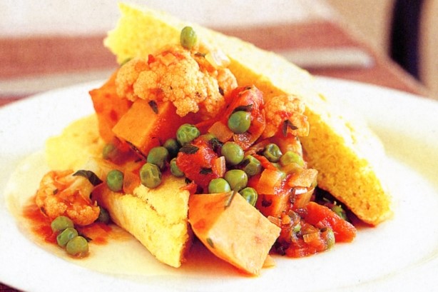 American Spicy Vegetables With Cornbread Recipe Dessert