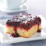 Canadian Upsidedown Berry Cake Dessert