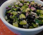 American Cool Cucumber and Black Bean Summer Salad Appetizer