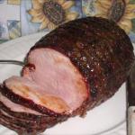 Canadian Ham with Honey-mustard Glaze BBQ Grill