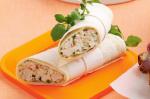 Lebanese Chicken With Chillilime Mayo And Watercress Wrap Recipe Appetizer