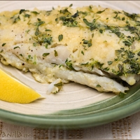 Israeli/Jewish Egg Lemon Fish Dinner