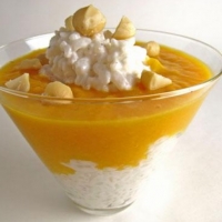 Canadian Mango Coconut Rice Pudding Dessert