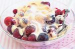 Italian Cherry And Raspberry Cointreau Zabaglione Recipe BBQ Grill