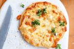British Mini Garlic Pizzas Recipe Appetizer