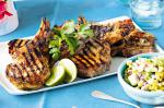 British Spiced Pork Cutlets With Corn and Avocado Salsa Recipe Dinner