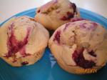 American Raspberry and Coffee Muffins Dessert