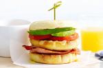 British Tripledecker Breakfast Stack Recipe Appetizer