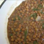 American Lentils with Spinach Appetizer