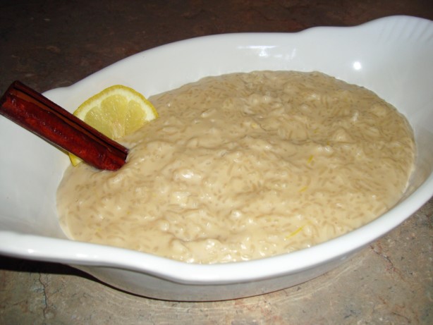 American Rice Pudding made With Coconut Milk Dessert