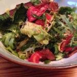 Frise Salad with Bacon Dressing recipe