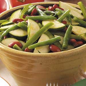 Canadian Zucchini Bean Salad Appetizer