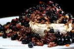 American Blue Brie baked Brie With Blueberries Appetizer