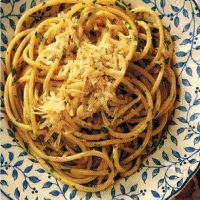 Italian Garlic Bucatini Dinner