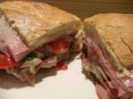 Swiss Baked Ham Sandwich Dinner