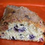 British Cake in Bilberries and Its Crumble to the Cinnamon Appetizer