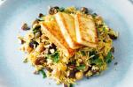 Moroccan Chickpea Pilaf With Haloumi Recipe Appetizer